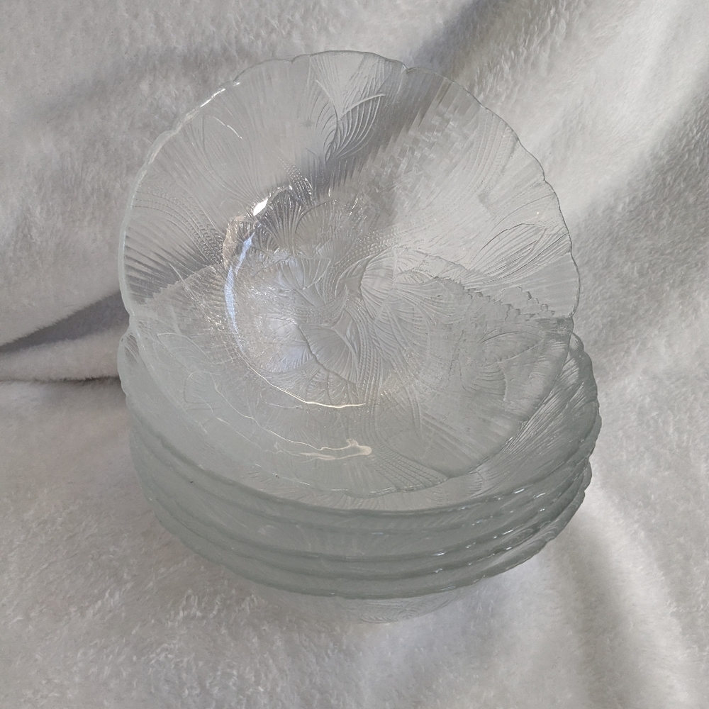 Vintage Arcoroc Canterbury Bowls - set of 6